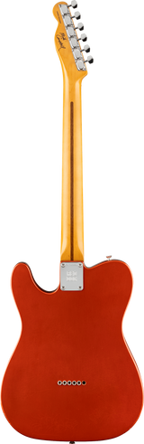 Back of Fender Stories Collection Mike Campbell Red Dog Telecaster MP Red Dog Red.