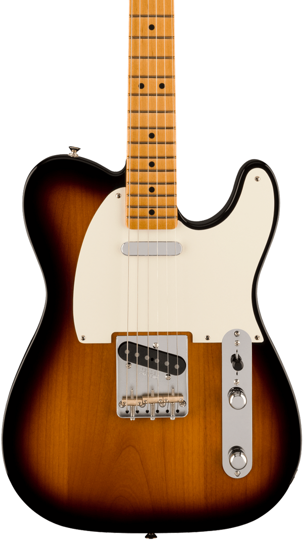 Front of Fender Vintera II 50s Nocaster MP 2-Color Sunburst.