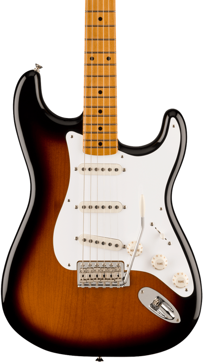 Front of Fender Vintera II 50s Stratocaster MP 2-Color Sunburst.