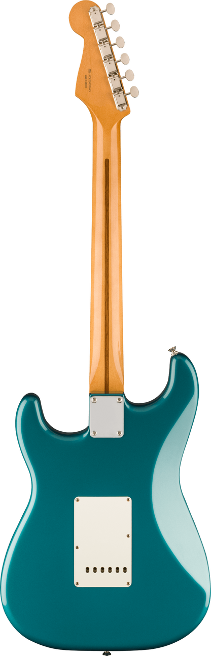 Back of Fender Vintera II 50s Stratocaster MP Ocean Turquoise.