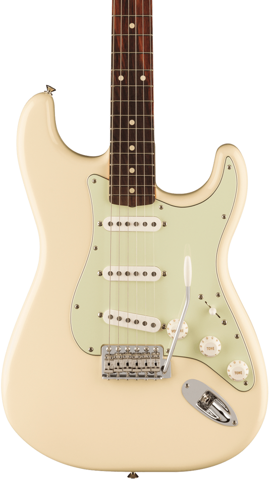 Front of Fender Vintera II 60s Stratocaster RW Olympic White.