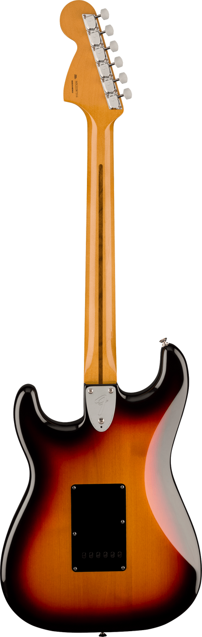 Back of Fender Vintera II 70s Stratocaster MP 3-Color Sunburst.