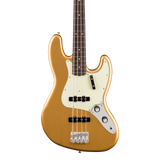 Full frontal of Fender Vintera III Early '60s Jazz Bass Rosewood Aztec Gold.