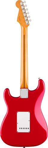 Back of Fender Vintera III Late '50s Stratocaster Maple Dakota Red.