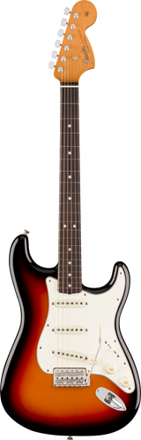 Full frontal of Fender Vintera III Late '60s Stratocaster Rosewood 3-Color Sunburst.
