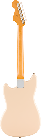 Back of Fender Vintera III Mid '60s Mustang Rosewood Olympic White.