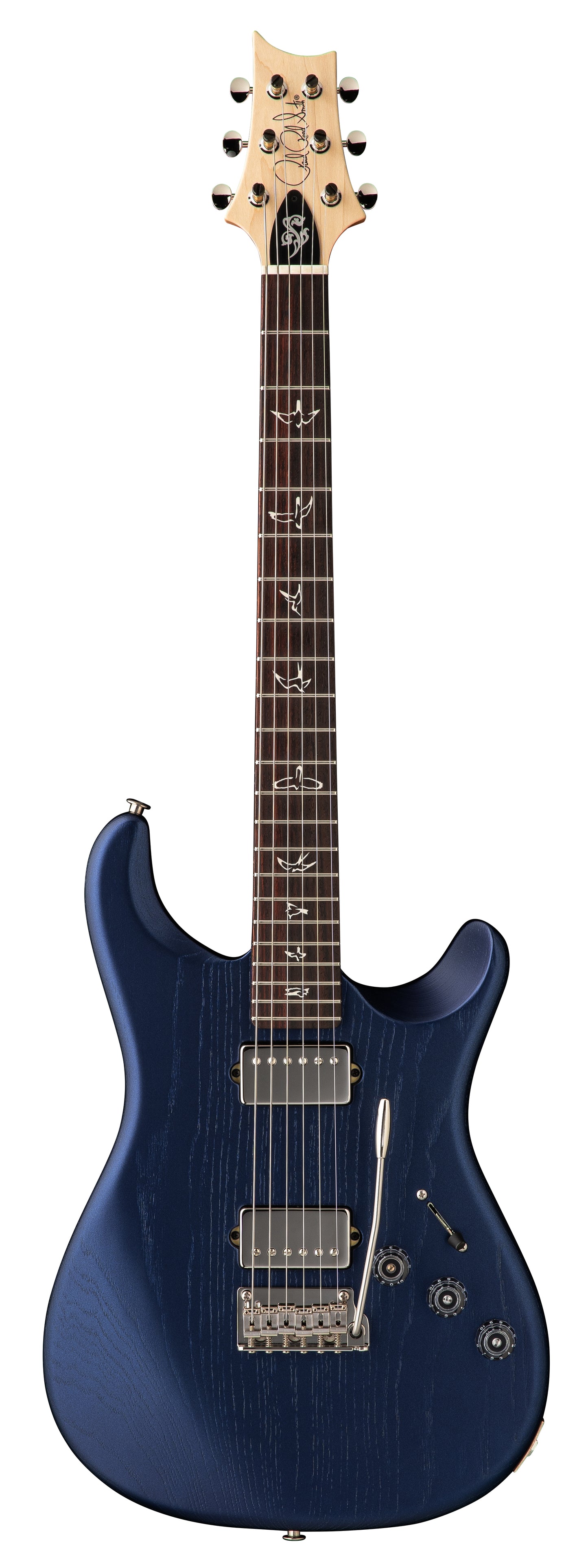 Full frontal of PRS Fiore HH Satin Metallic Midnight.