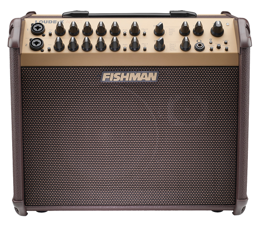 Front of Fishman PRO-LBT-600 Loudbox Artist BT 120 watt 1x8 Acoustic Combo Amp.