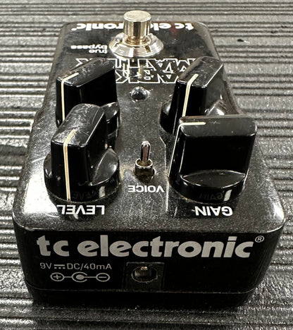 Back view of Used TC Electronic Dark Matter Distortion Pedal 