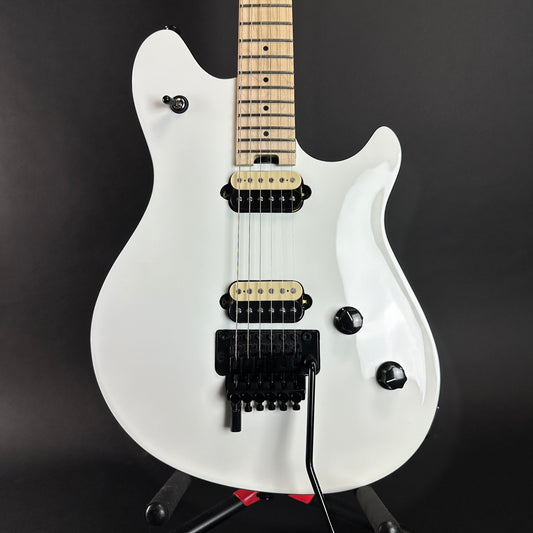 Front of body of Used EVH Wolfgang Special White.
