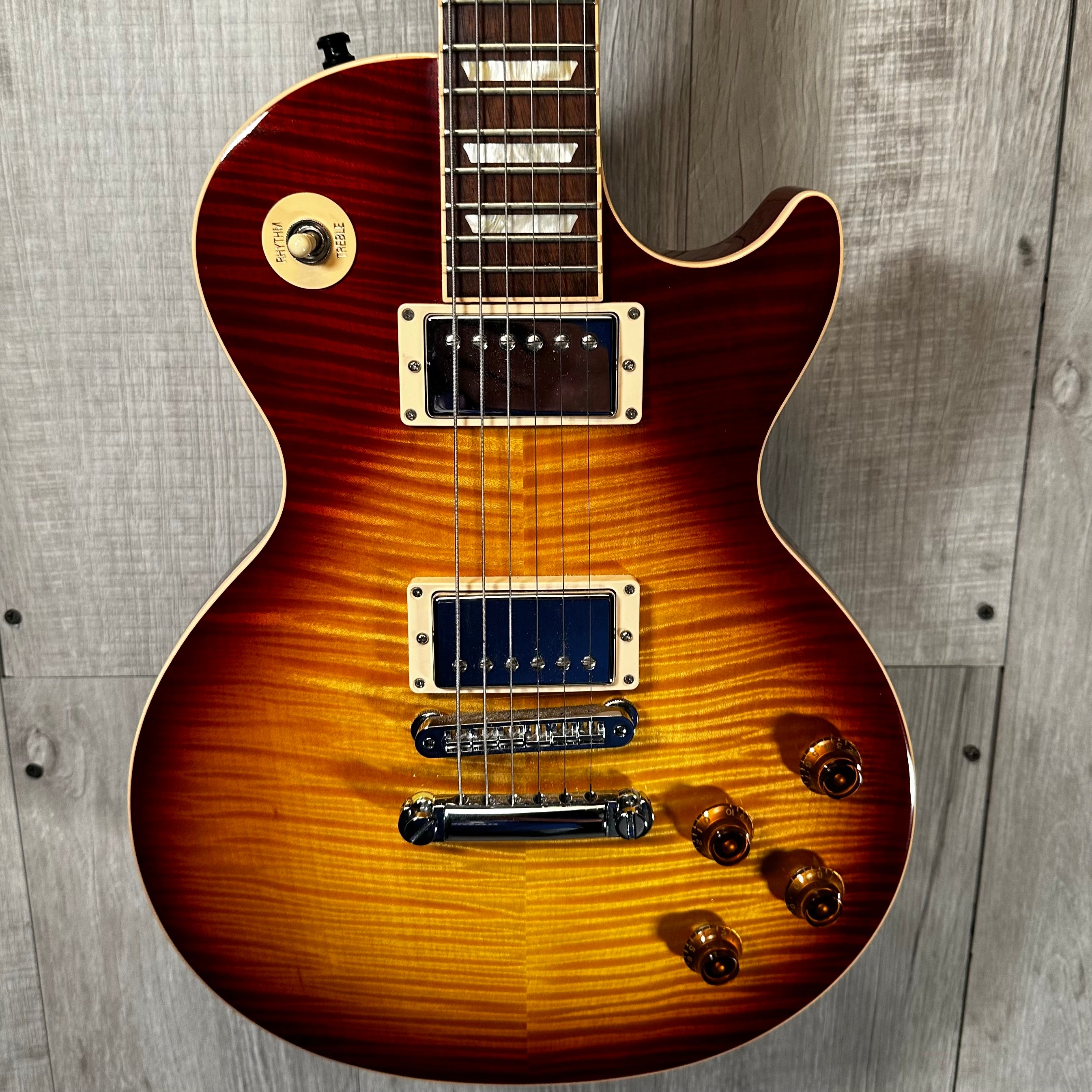 Used 2016 Gibson Les Paul Standard T Iced T Burst w/case TSS3219 Tone