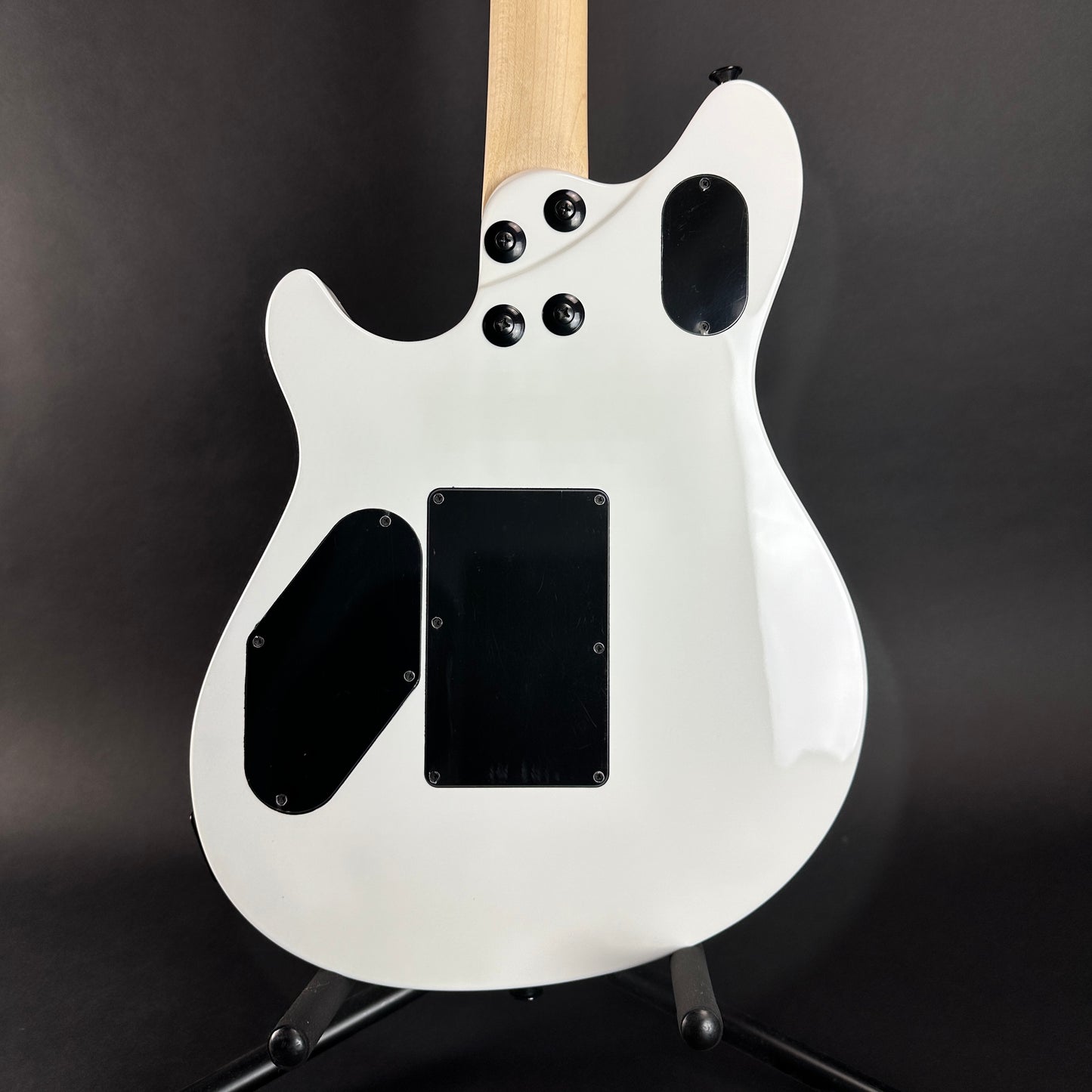 Back of body of Used EVH Wolfgang Special White.