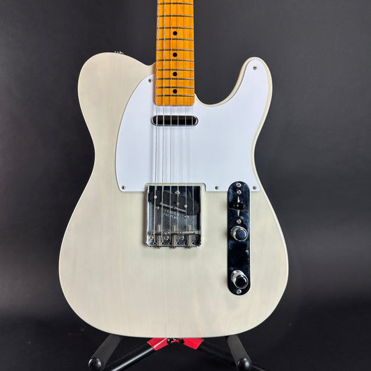 Front of body of Used 2017 Fender Classic 50s Telecaster White Blonde Lacquer.