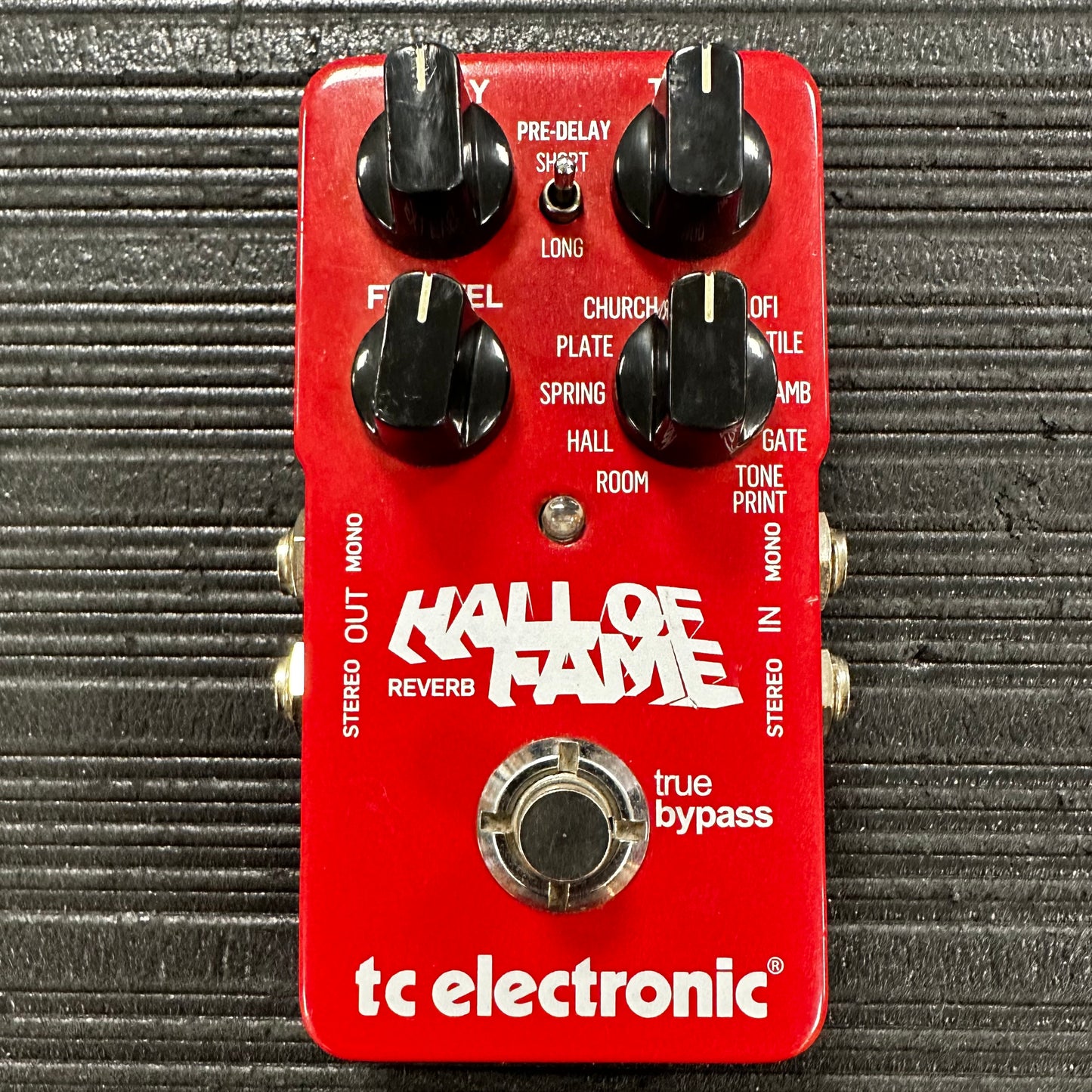 TOp view of Used TC Electronics Hall Of Fame Reverb Pedal V1 