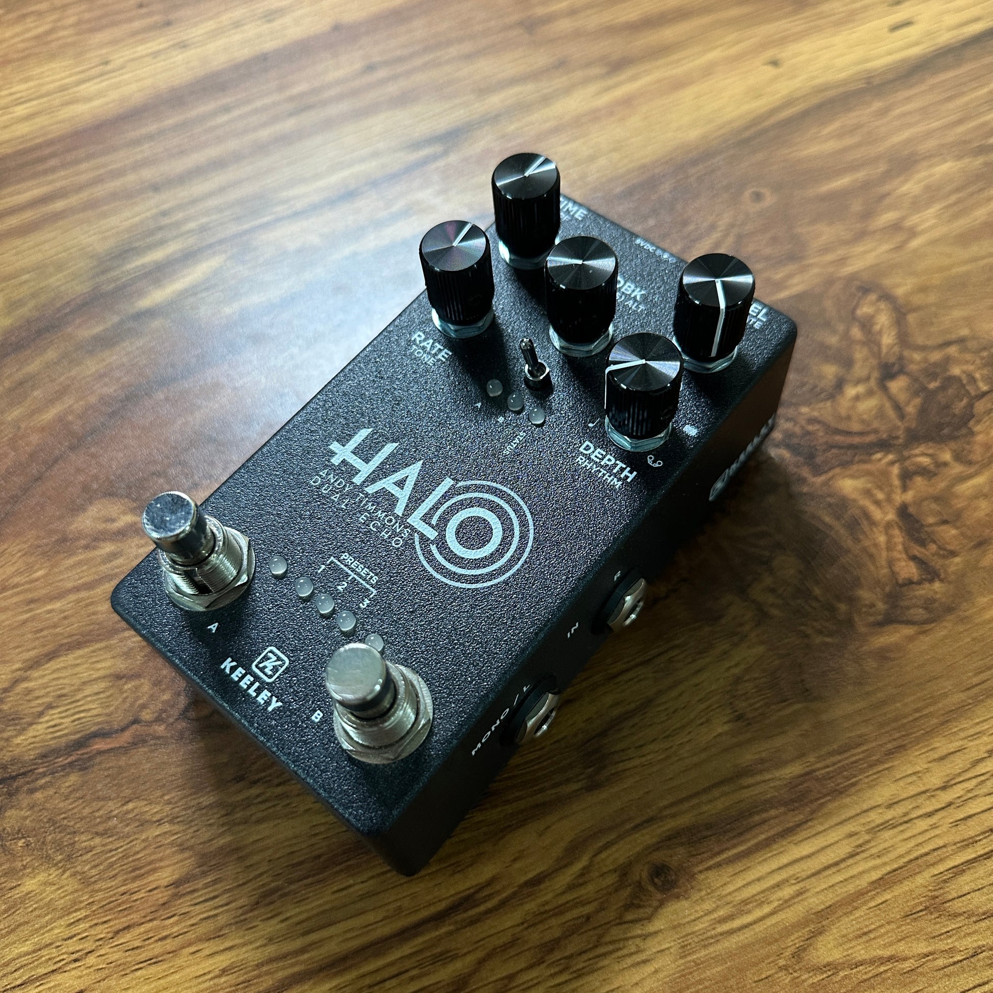 Top of Used Keeley Halo Andy Timmons Dual Echo.