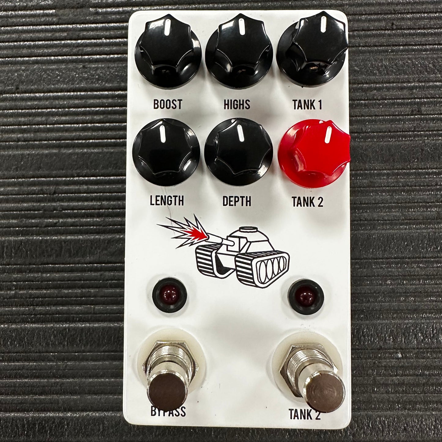 Front view of JHS Spring Tank Reverb Pedal
