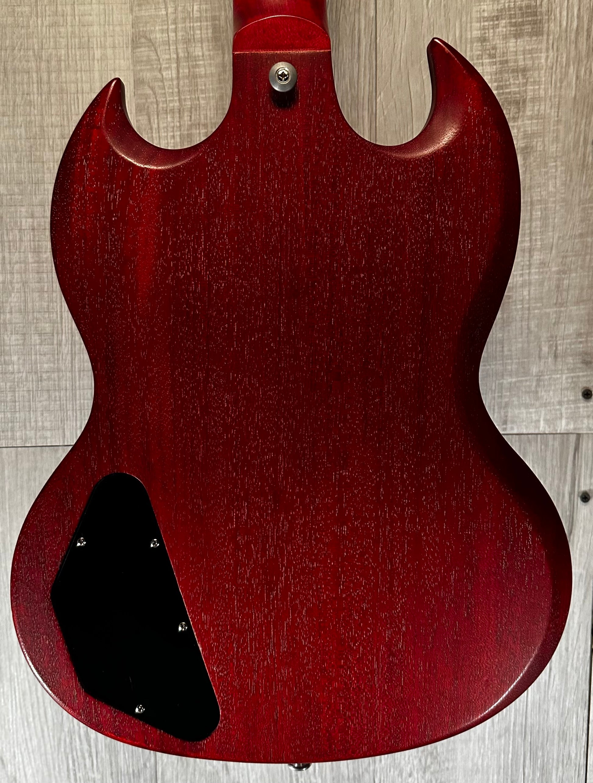 Back view of Used 2014 Gibson SGJ 120th Anniversary Satin Cherry 