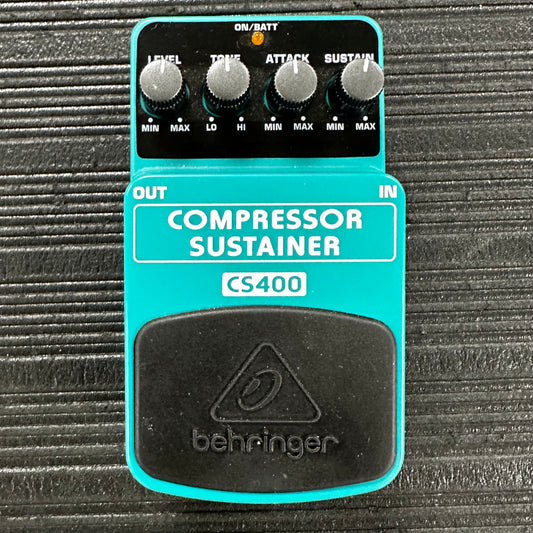 Front view of Used Behringer CS400 Compressor Pedal 
