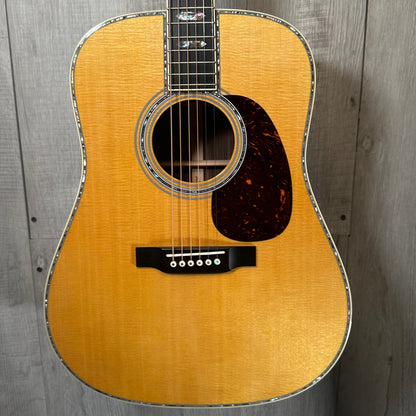 Front view of Used 2021 Martin D-45 w/case 