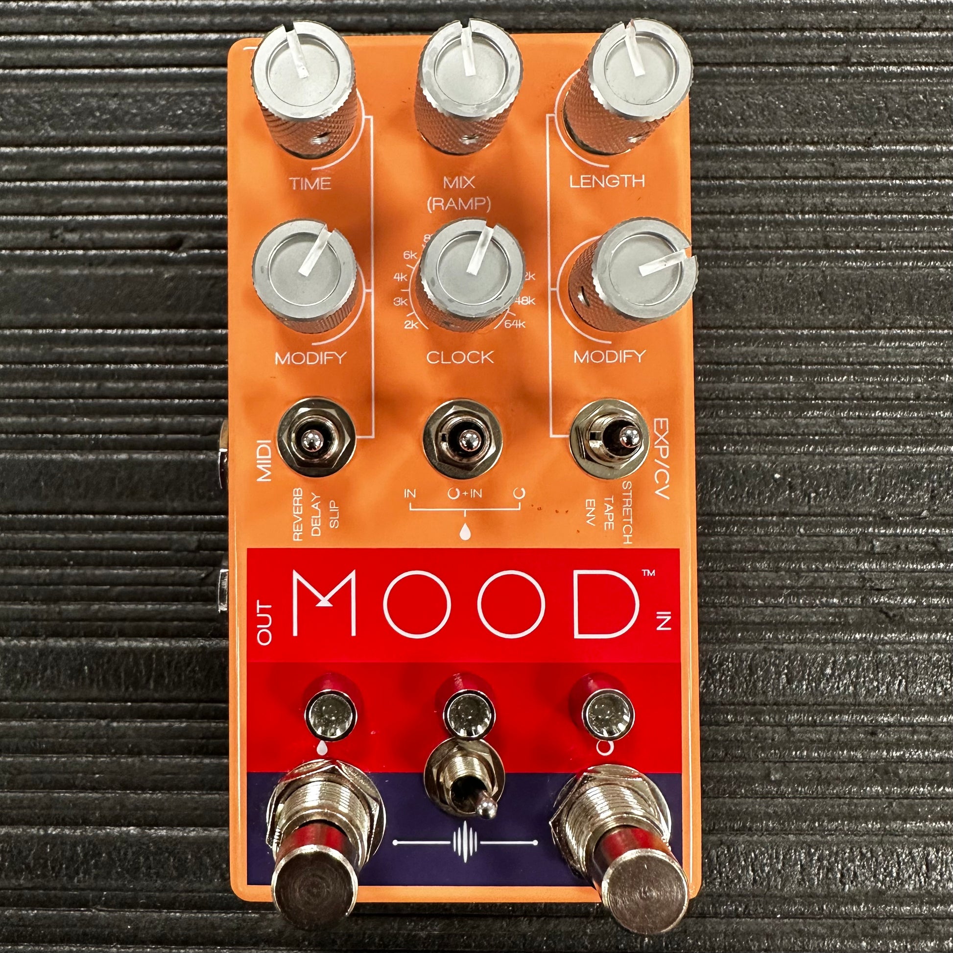 Top view of Used Chase Bliss Mood MK1 w/box 