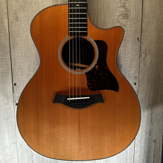 Front view of Used 2021 Taylor 514CE Cedar Top Mahogany B&S w/case 