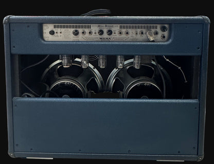 Rear of Used Mesa Lone Star Two Channel 100w 2x12 Guitar Combo Amp w/cover TSS6347