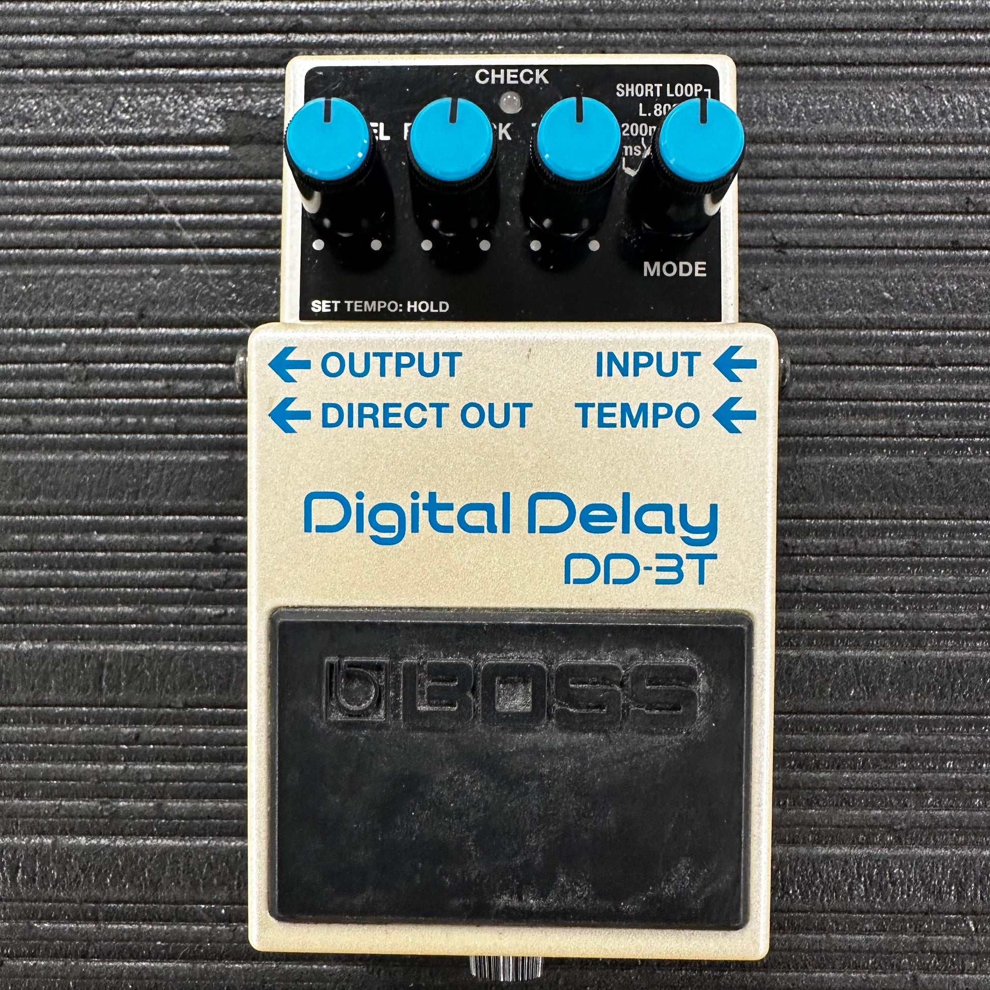 Top view of Used Boss DD-3T Digital Delay Pedal 