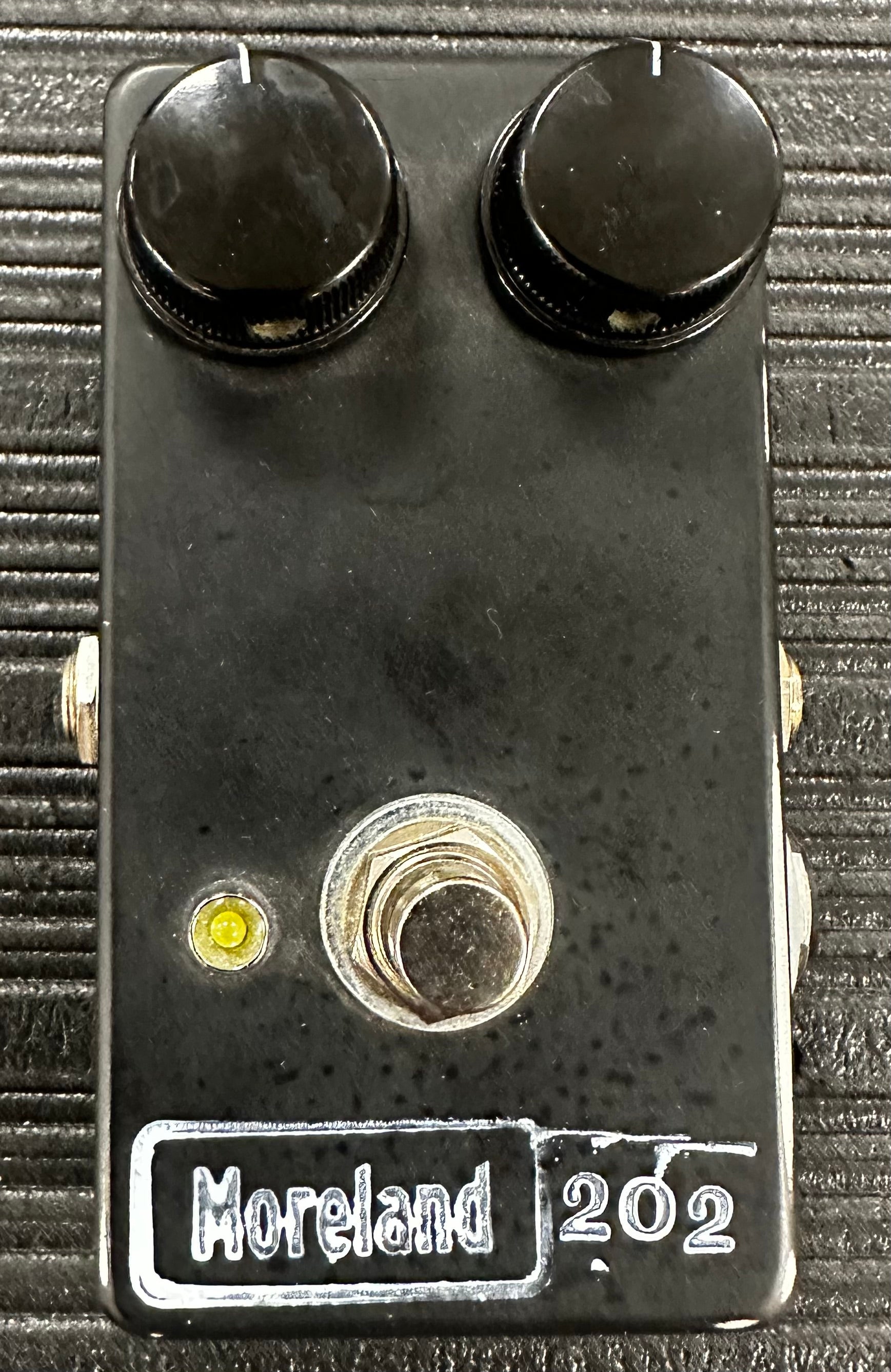 Top down of Used Moreland Magnetics 202 Distortion Pedal #5 of 5 TSS2813.
