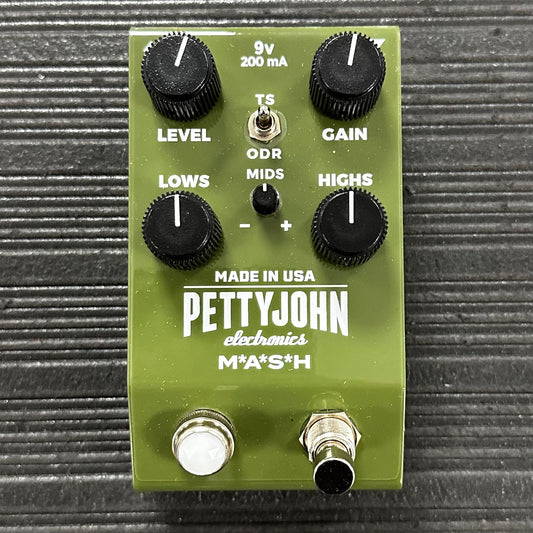 Top of Used Petty John Electronics MASH Limited Edition Overdrive Pedal w/box TSS3488
