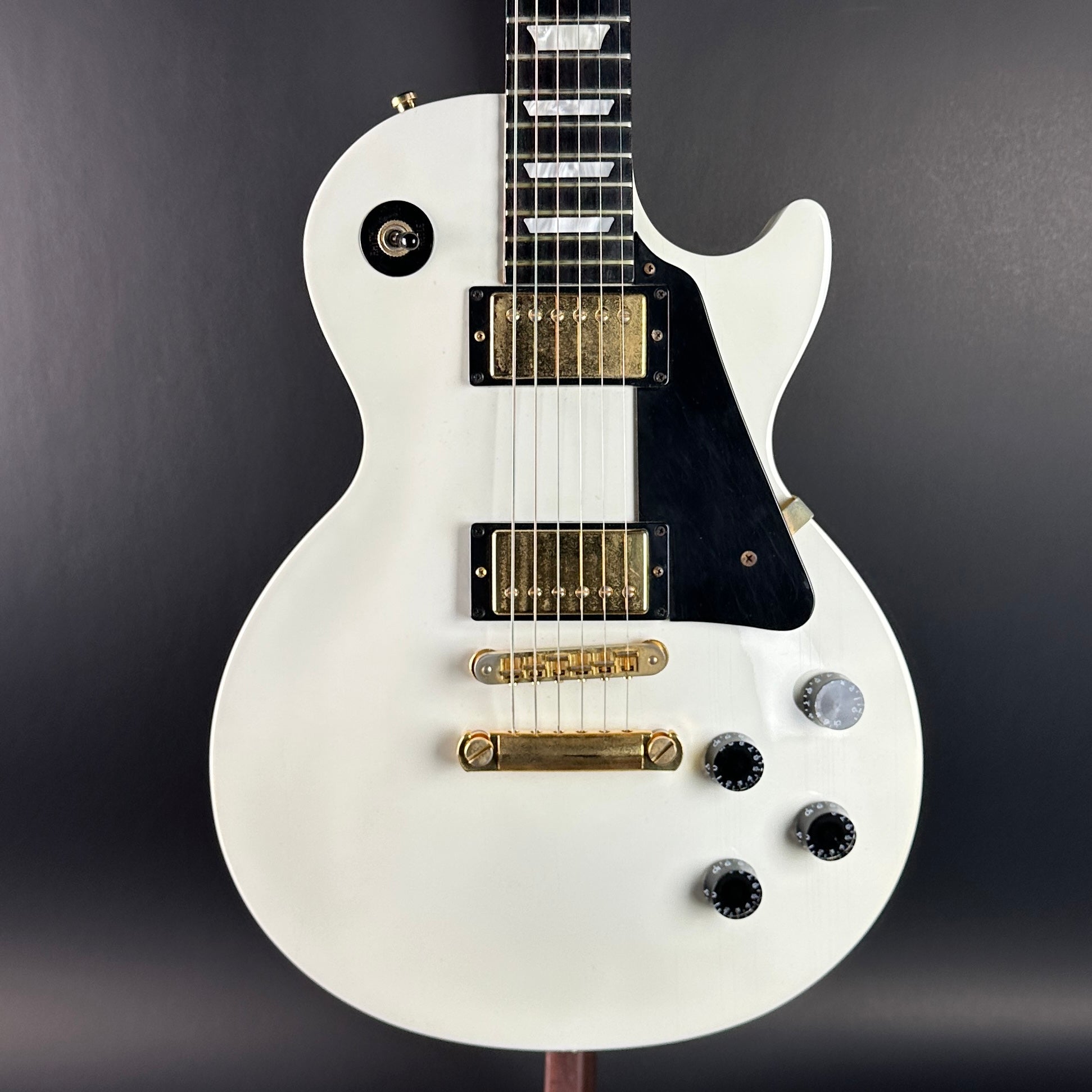 100％安い Studio Paul Les Gibson Used White Tone – TSU19663 w/case ギター