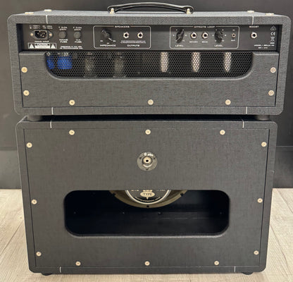 Back of Used Suhr Bella 44 Watt Guitar Head and Matching 1x12 Cab TSS6461