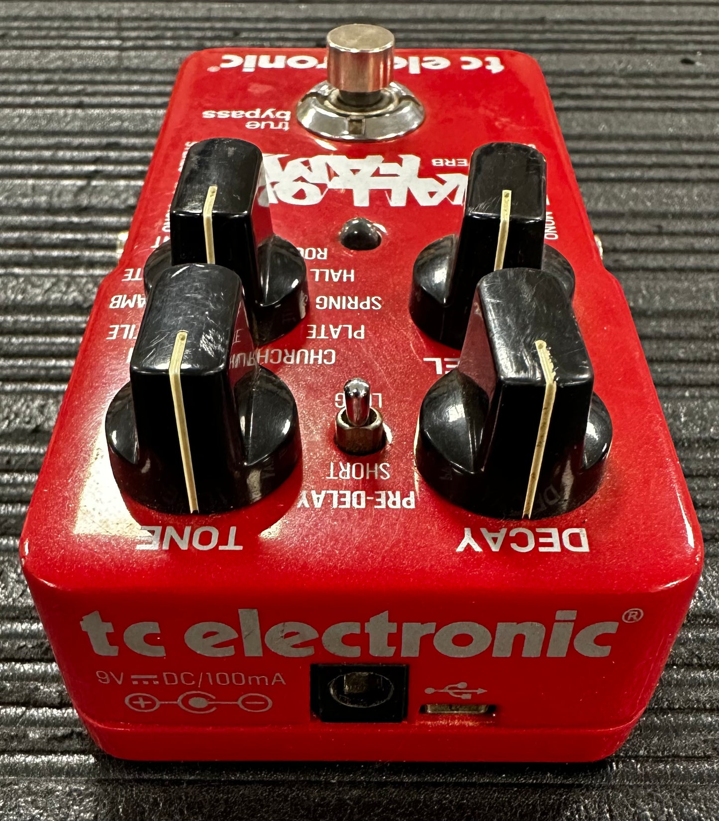 Back view of Used TC Electronics Hall Of Fame Reverb Pedal V1 