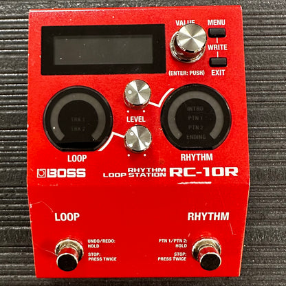 Front view of Boss RC-10R Rhythm Loop Station Pedal