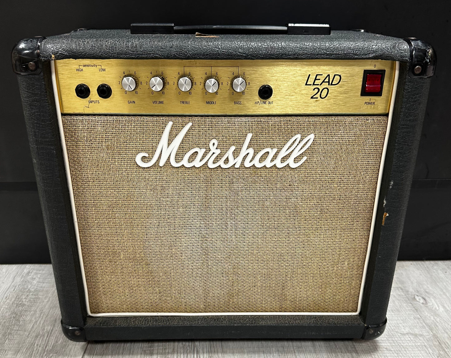 Front view of Used Marshall Lead 20 5002 20 Watt Amp 