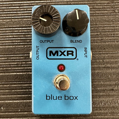 TOp view of Used MXR M103 Blue Box Octave Fuzz Pedal 
