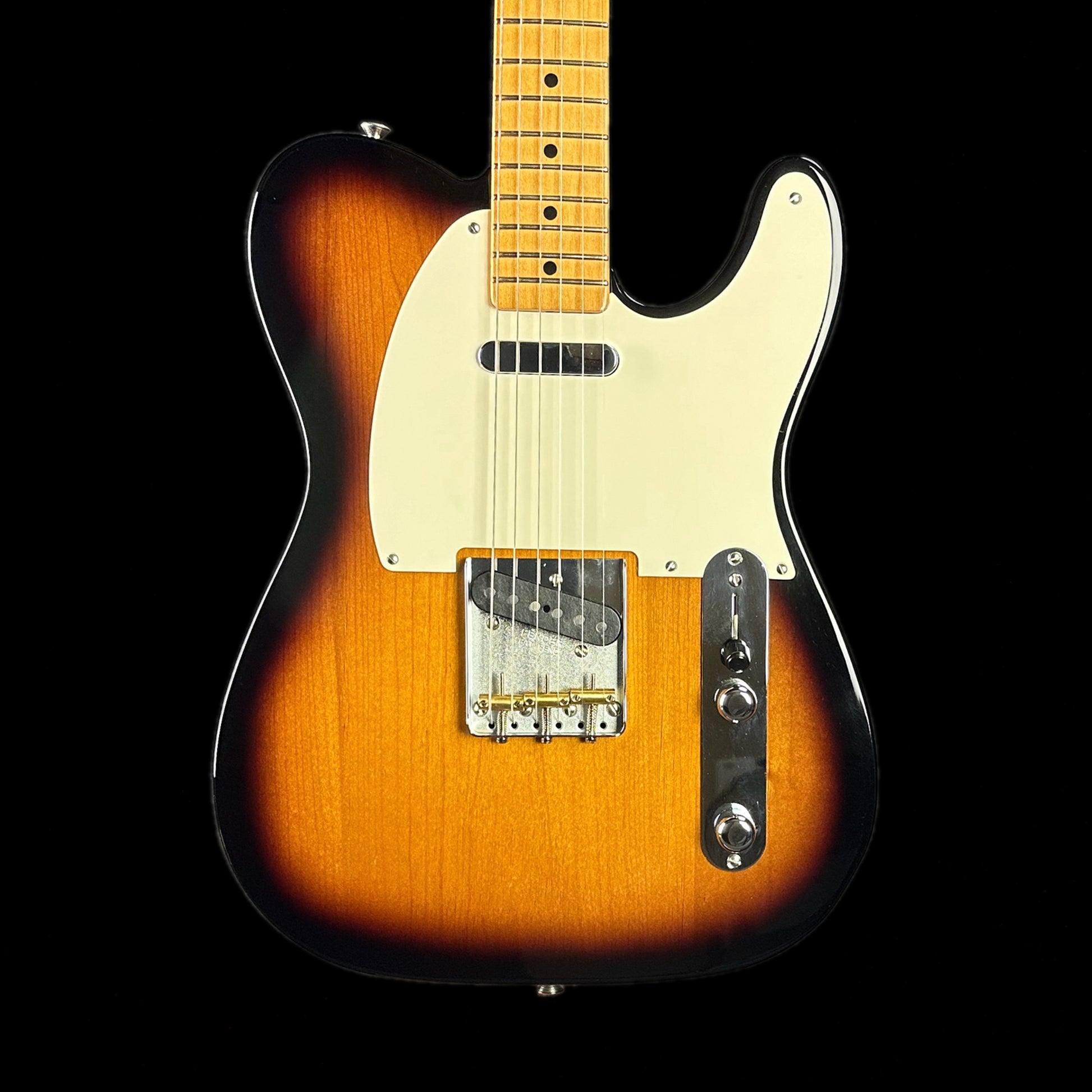 Front of body of Used Fender Vintera II 50's Nocaster 2-Tone Sunburst.