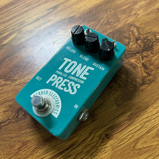 Top of Used Barber Electronics Tone Press Parallel Compressor.