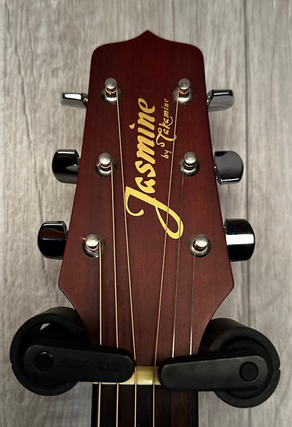 Headstock view of Used Jasmine Acoustic Natural 