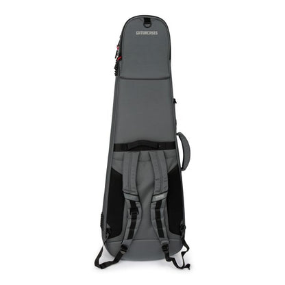 Back of Gator ICON Series Bag for Electric Guitars Grey.