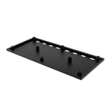 Vertex By Gator Tour Compact 27 x 13 Pedalboard flipped upside down.