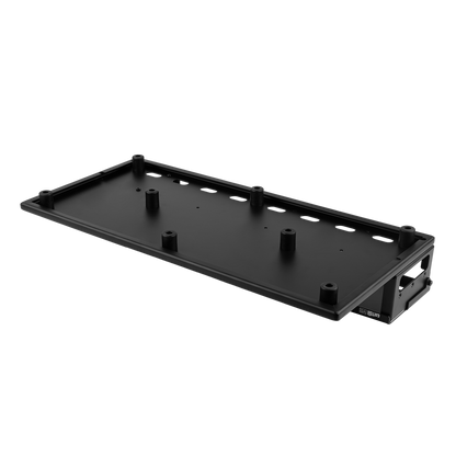 Vertex By Gator Tour Compact 27" x 13" Pedalboard & Riser flipped.