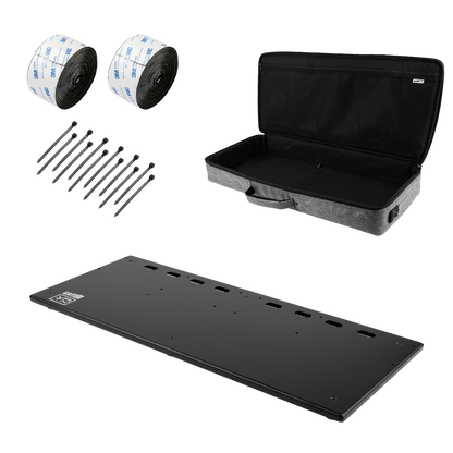 Vertex By Gator Tour Elite 31" x 13" Pedalboard with all parts.