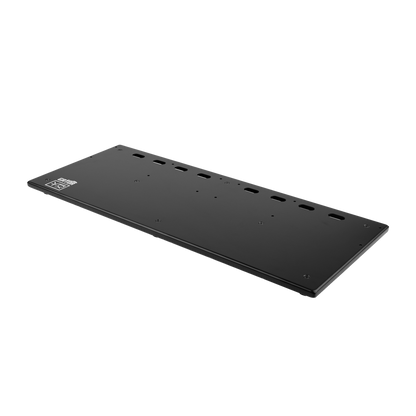 Front left angle of Vertex By Gator Tour Elite 31" x 13" Pedalboard.