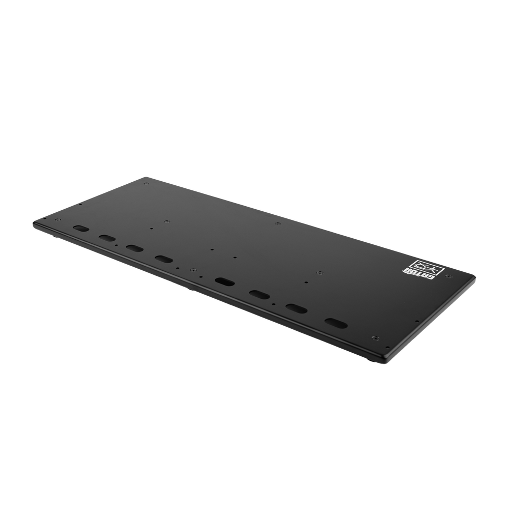 Back right angle of Vertex By Gator Tour Elite 31" x 13" Pedalboard.