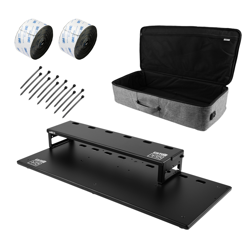 Vertex By Gator Tour Elite 31" x 13" Pedalboard & Riser and everything included.