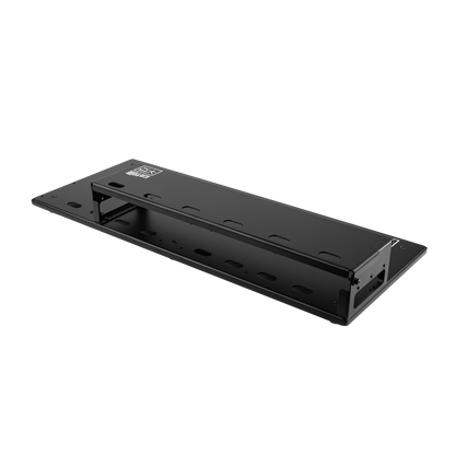 Back right angle of Vertex By Gator Tour Elite 31" x 13" Pedalboard & Riser.