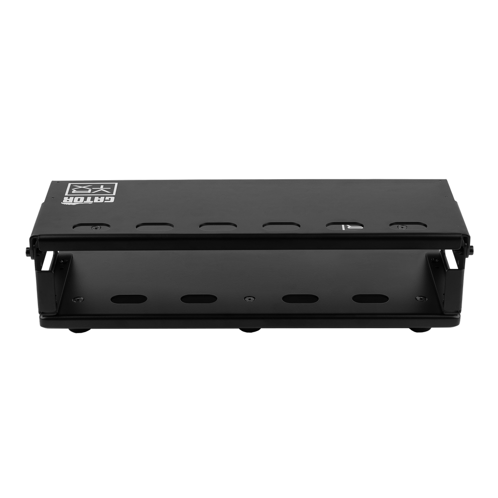 Back of Vertex By Gator Travel Lite 17" x 10" Pedalboard and RiserVertex By Gator Travel Lite 17" x 10" Pedalboard and Riser.