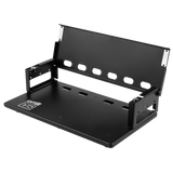 Vertex By Gator Travel Lite 17" x 10" Pedalboard and Riser with riser lifted.