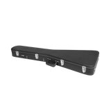 Gator Deluxe Wood Case for Flying V on its back.