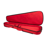 Opened Gator ICON Limited 25th Anniversary Bag for Electric Guitars Red.